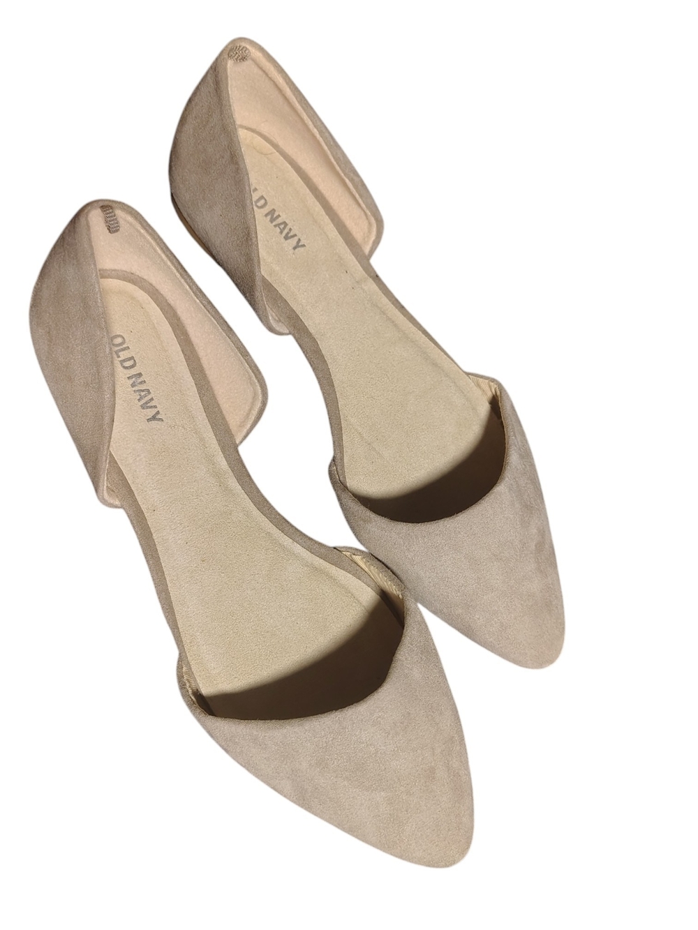 Old Navy D'Orsay Pointed Toe Flats in Taupe